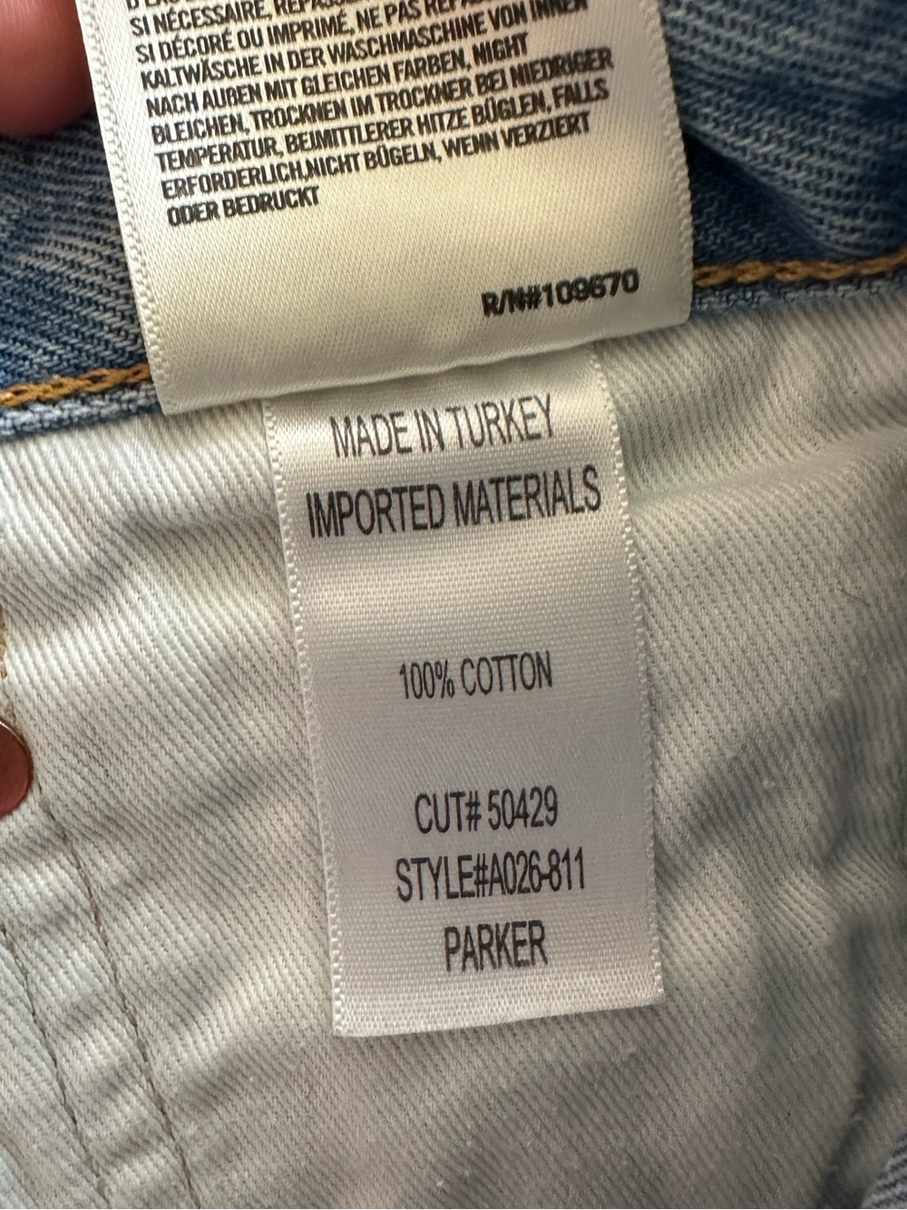 Agolde parker jean shorts - Picture 11 of 12